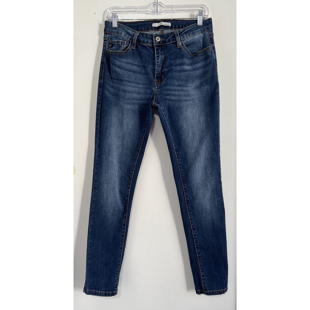 Kancan Jeans Womens 11 / 29 Blue Denim Mid‎ Rise Skinny Pants KC11214M Stretch